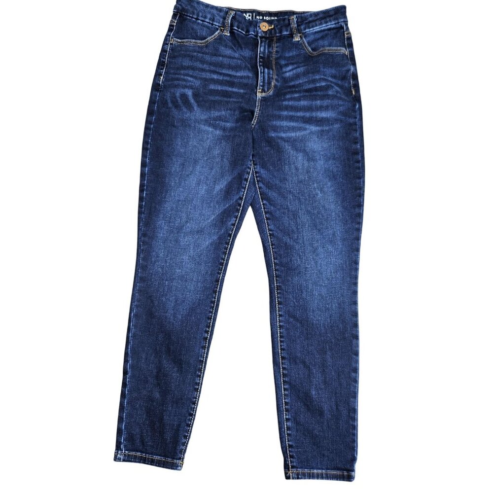 No Boundaries Jeans Womens 13 Dark Wash Skinny Stretch Denim Blue Mid Rise